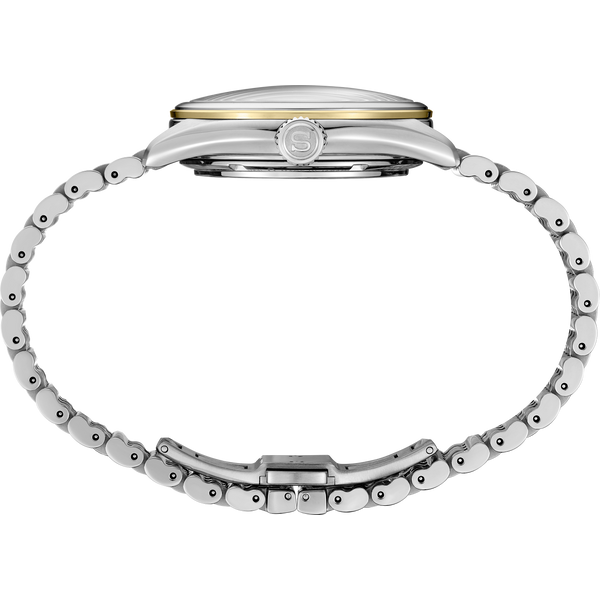 Seiko Presage Silver Beige Stainless steel watch
