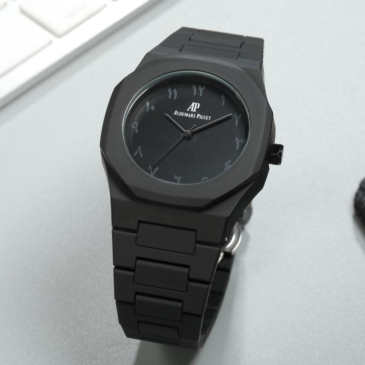 Audemars Piguet Full Black Dial Arabic Font
