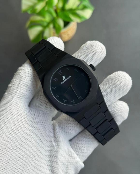 Audemars Piguet Full Black Dial Arabic Font