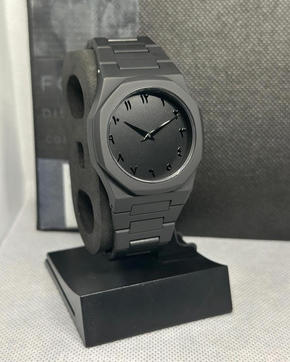 Audemars Piguet Aura Watch Full Black Dial Arabic Font