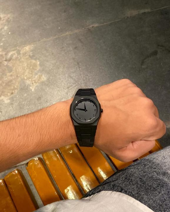 Audemars Piguet Aura Watch Full Black Dial Arabic Font