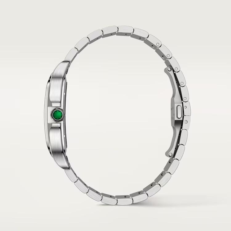 Santos De Cartier WHSA0028 Green Dial Automatic Skeleton Men's Watch