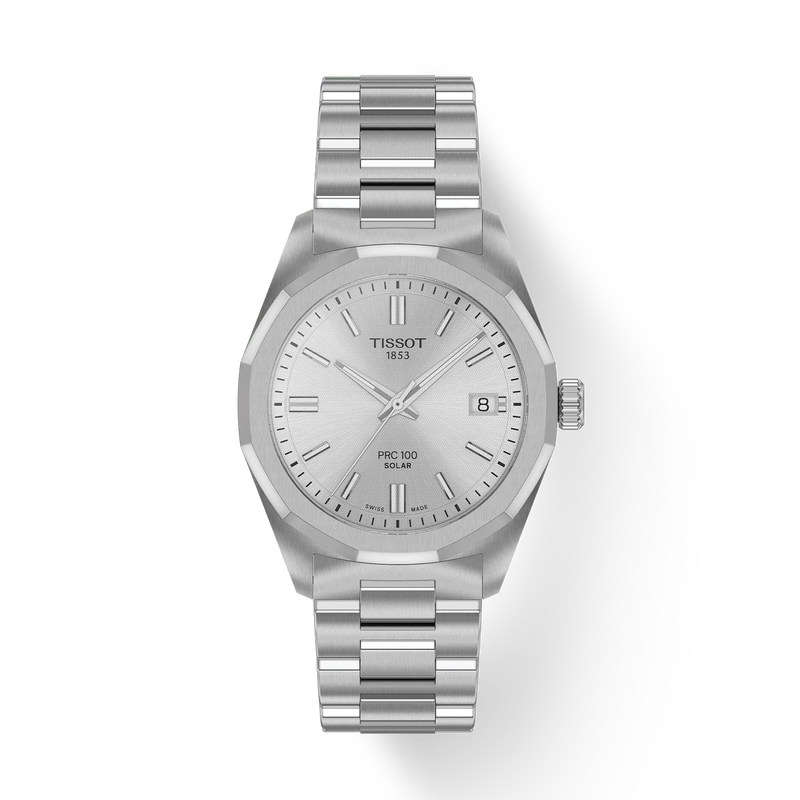 Tissot PRC Solar 100 Silver White