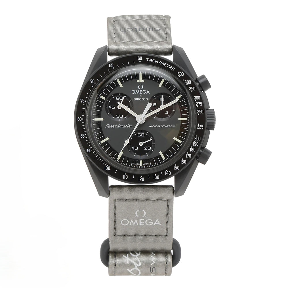 Swatch Omega x Moon Mission To Mercury Speedmaster Black Moonswatch