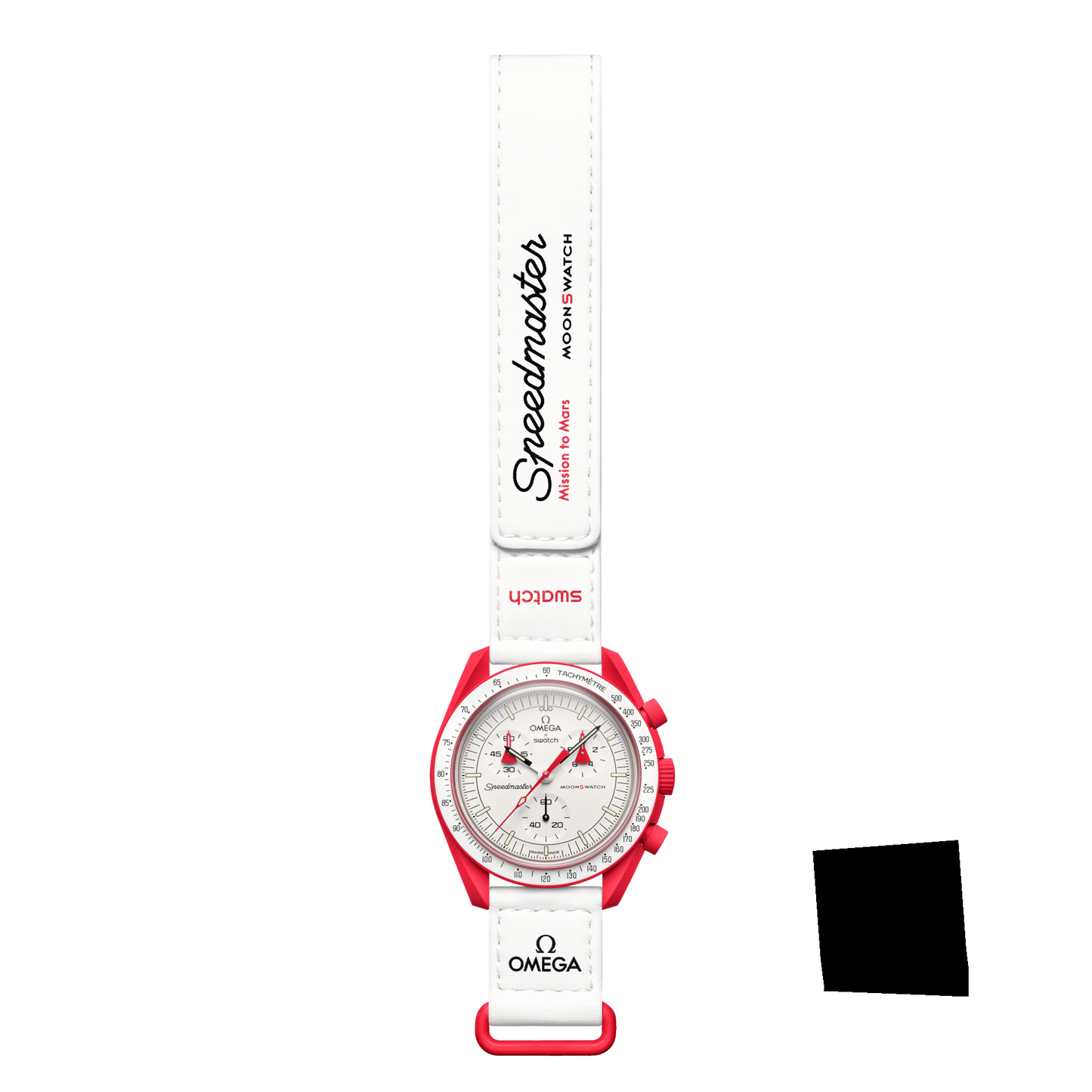 Swatch Omega x Moon Mission To Mars Moonphase Speedmaster Fiery Red Moonswatch