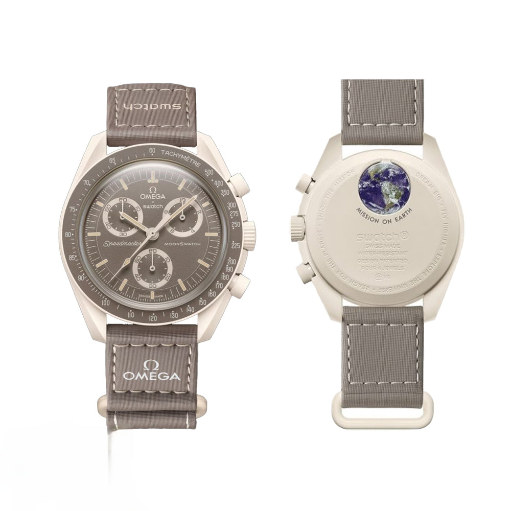 Swatch Omega x Moon Mission On Earth - Desert Speedmaster Greige (Taupe) Moonswatch