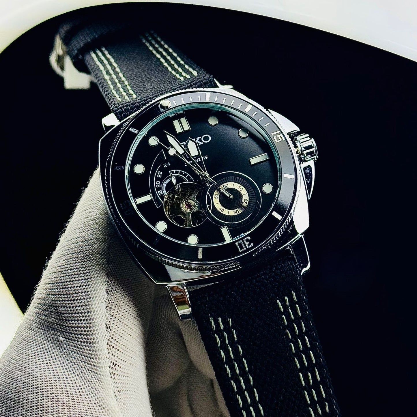 Seiko Tourbillon Automatic Black