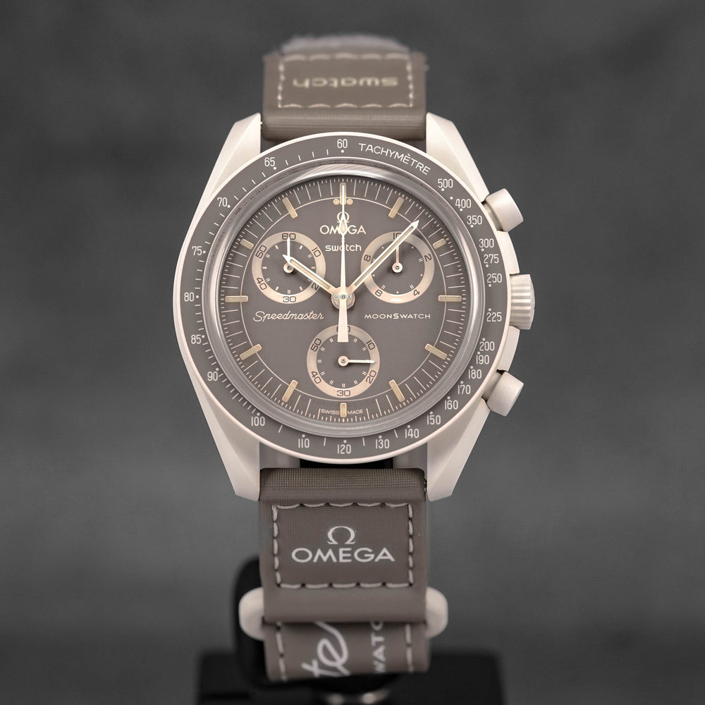 Swatch Omega x Moon Mission On Earth - Desert Speedmaster Greige (Taupe) Moonswatch