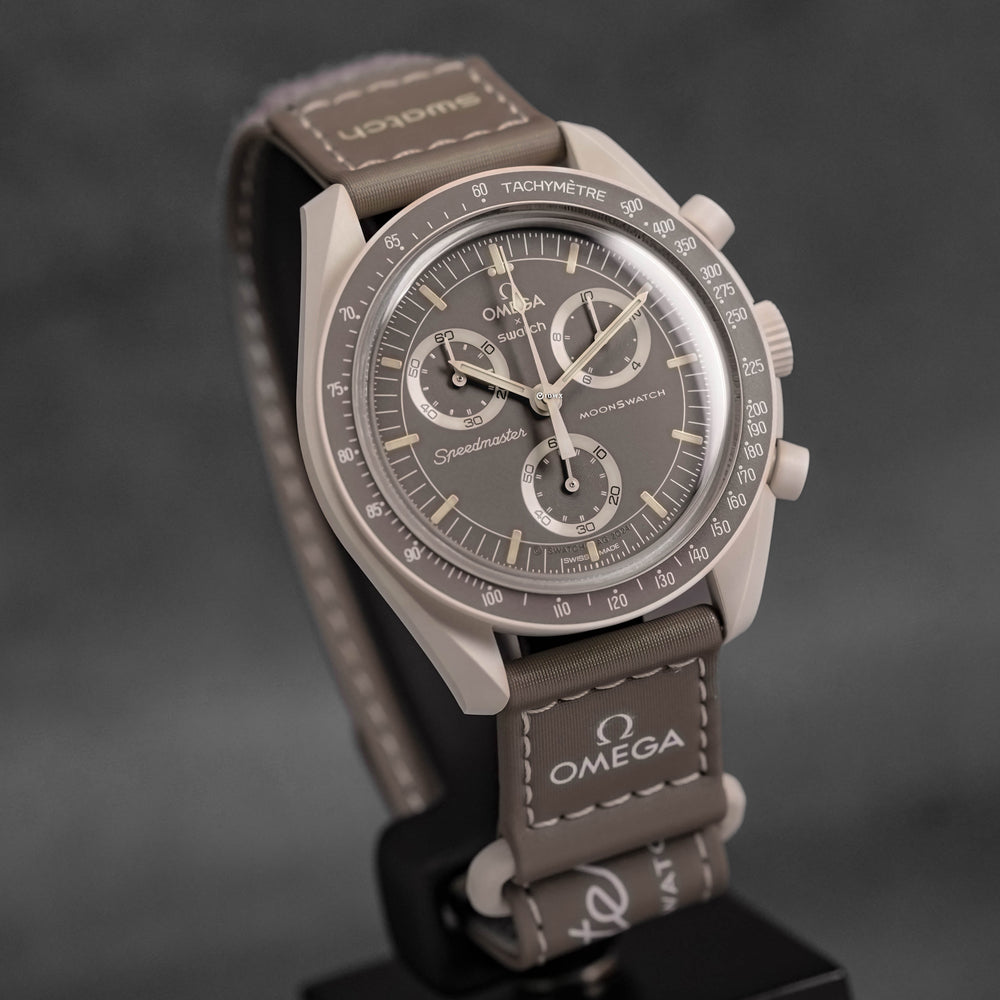 Swatch Omega x Moon Mission On Earth - Desert Speedmaster Greige (Taupe) Moonswatch
