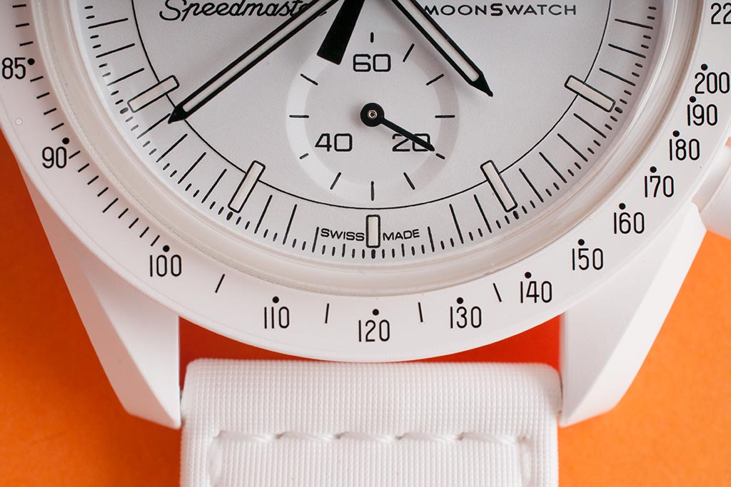 Swatch Omega x Moon Mission To The Moonphase - Full Moon Speedmaster Full White Moonswatch