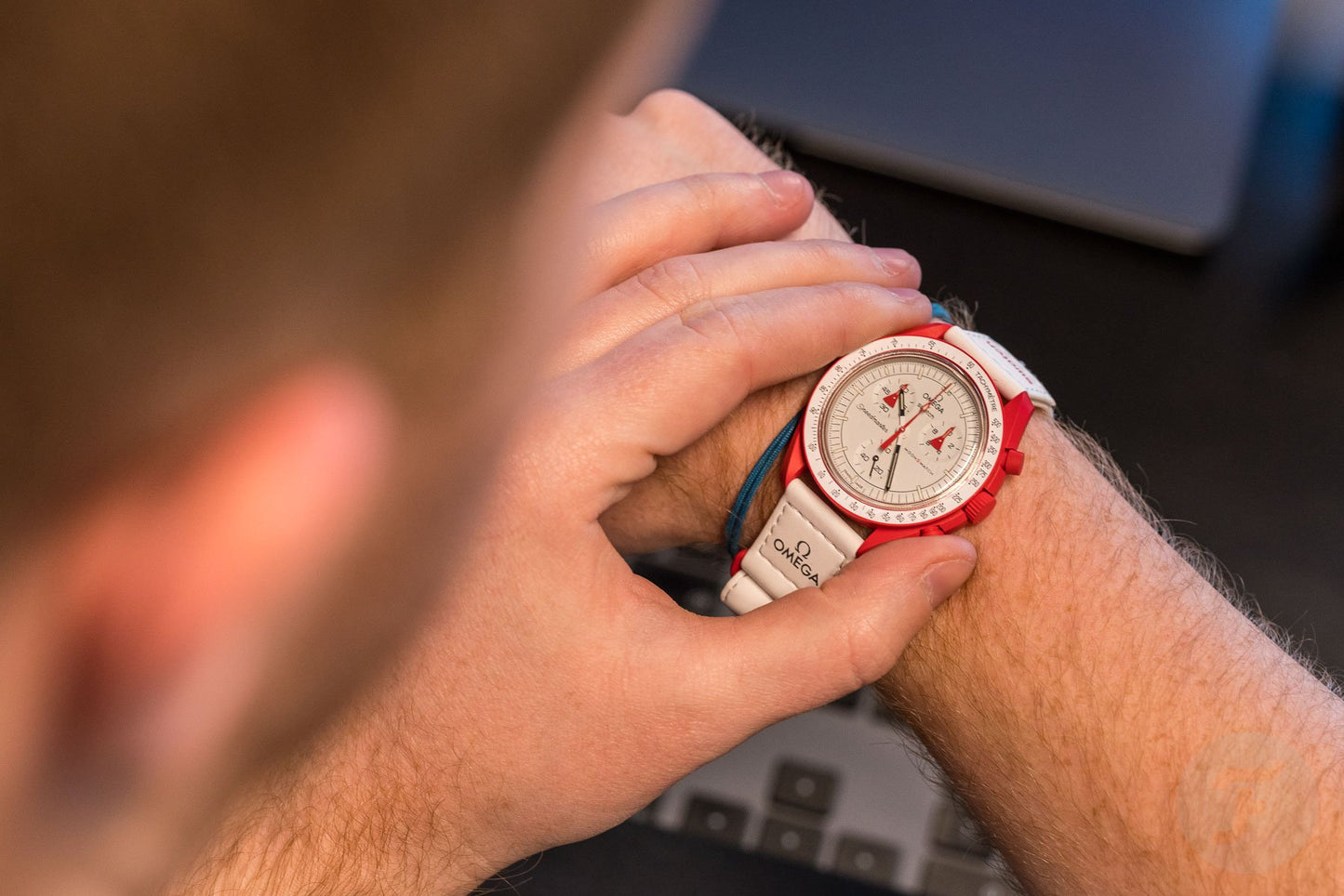 Swatch Omega x Moon Mission To Mars Moonphase Speedmaster Fiery Red Moonswatch