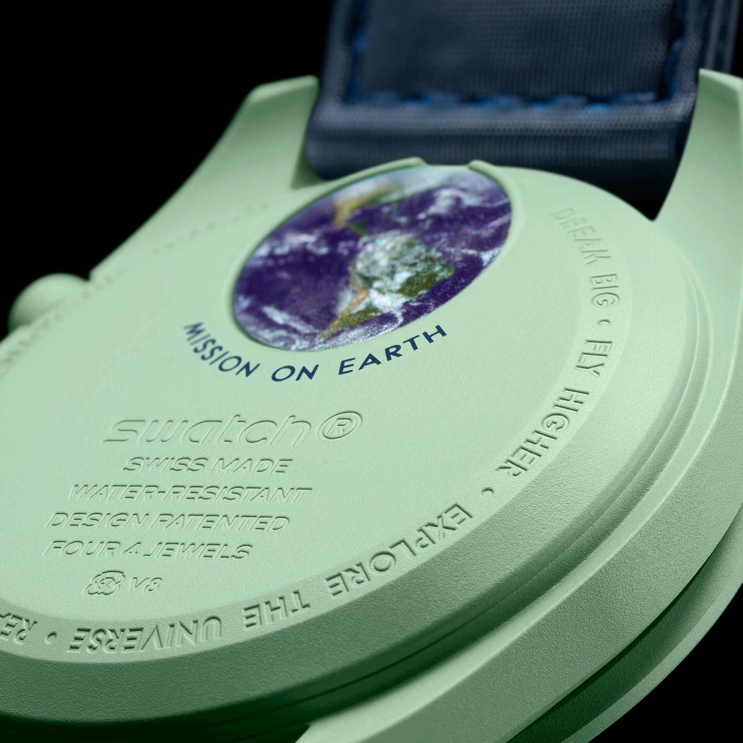 Swatch Omega x Moon Mission On Earth Speedmaster Ice Blue Moonswatch