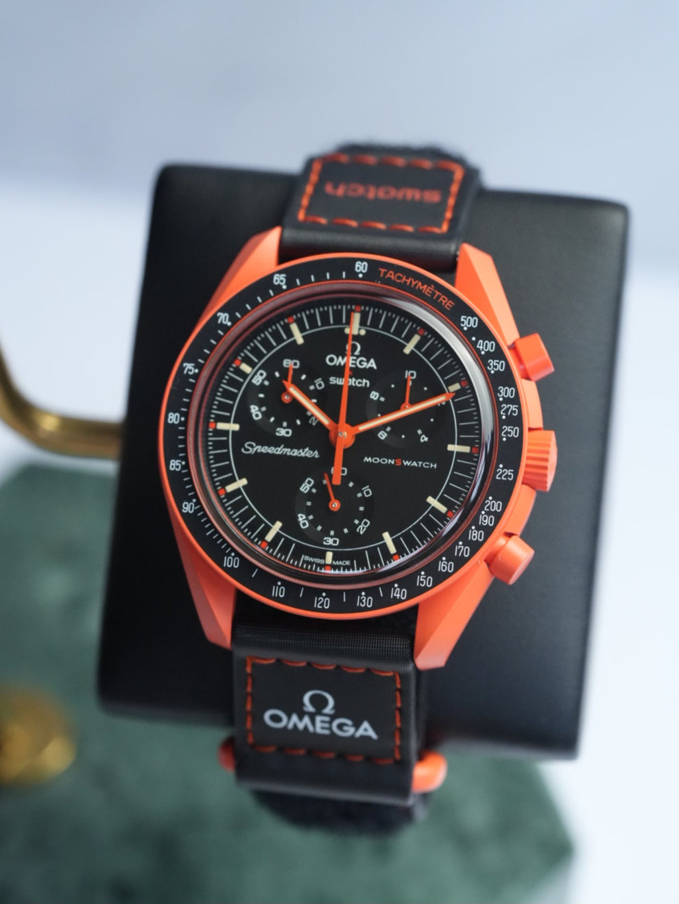Swatch Omega x Moon Mission On Earth - Lava Speedmaster Vibrant Orange Moonswatch