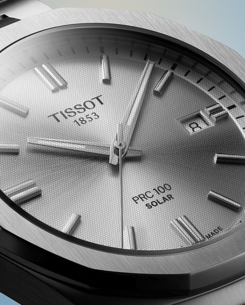 Tissot PRC Solar 100 Silver White