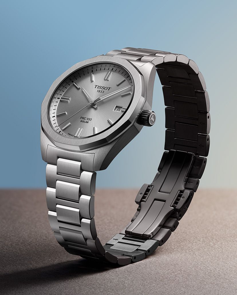 Tissot PRC Solar 100 Silver White