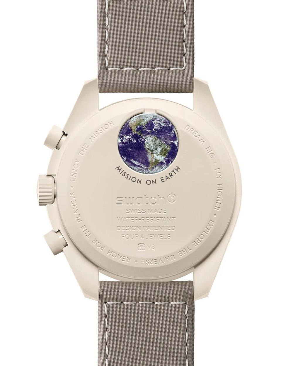 Swatch Omega x Moon Mission On Earth - Desert Speedmaster Greige (Taupe) Moonswatch