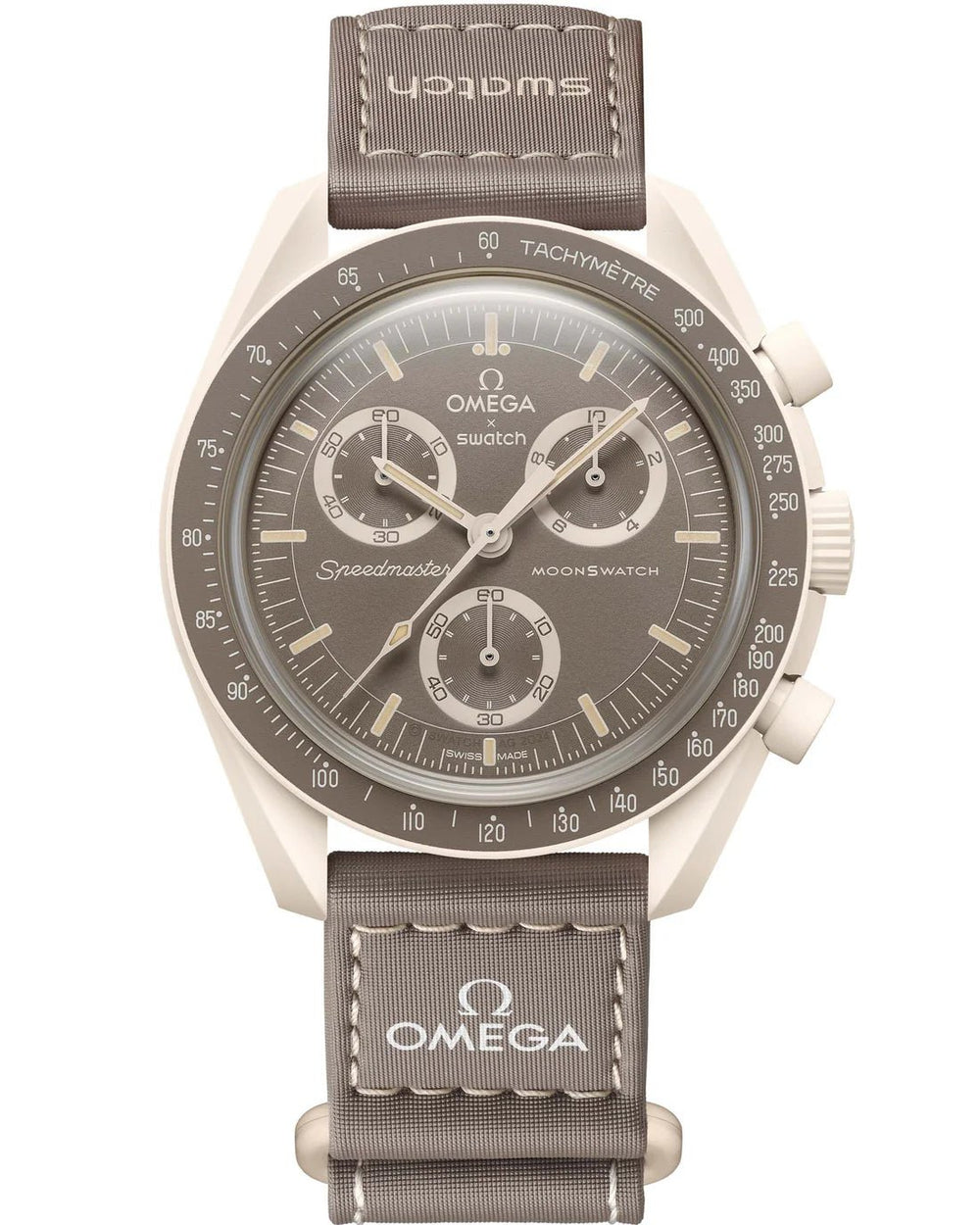 Swatch Omega x Moon Mission On Earth - Desert Speedmaster Greige (Taupe) Moonswatch