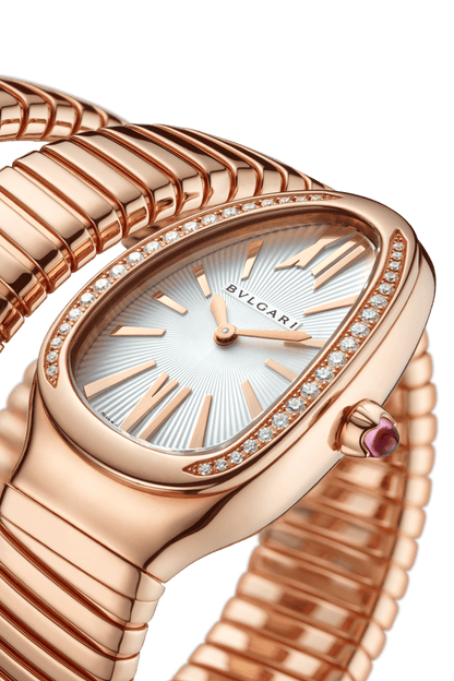 Bvlgar_i Serpenti Rosegold White Dial