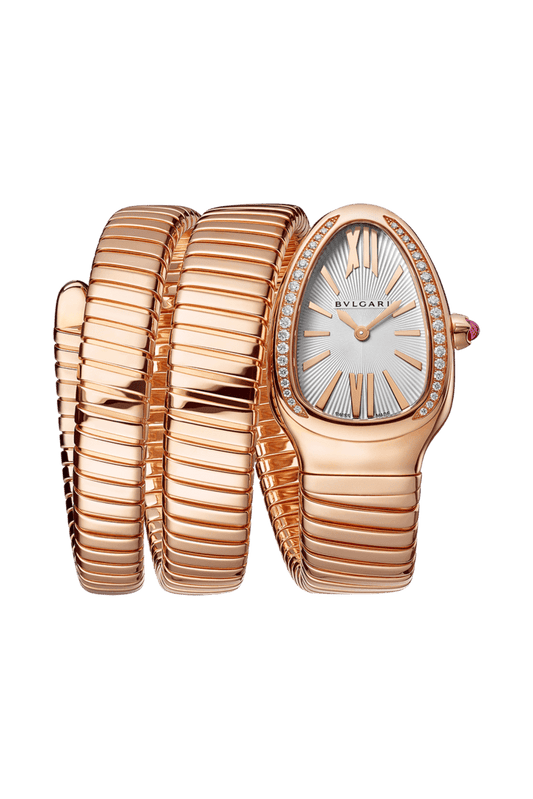 Bvlgar_i Serpenti Rosegold White Dial
