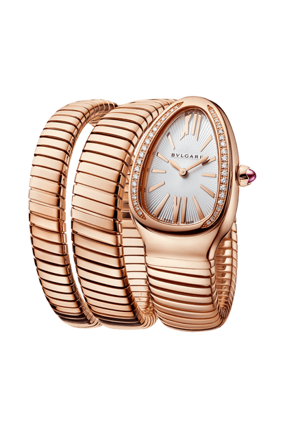 Bvlgar_i Serpenti Rosegold White Dial