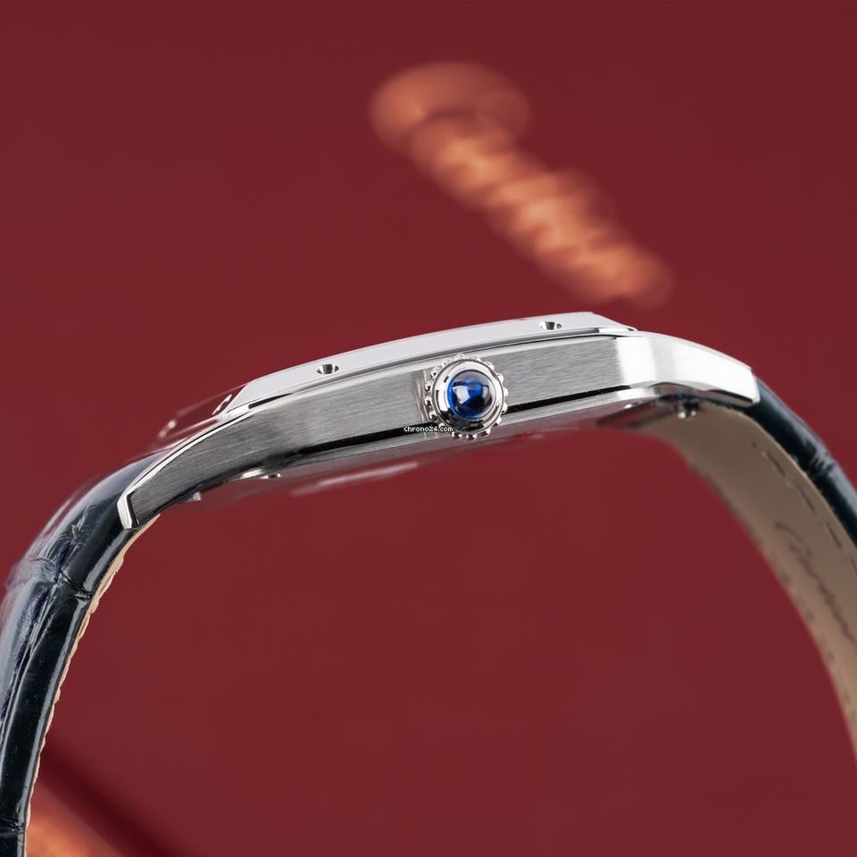 Cartie_r Santos Dumont Silver Blue