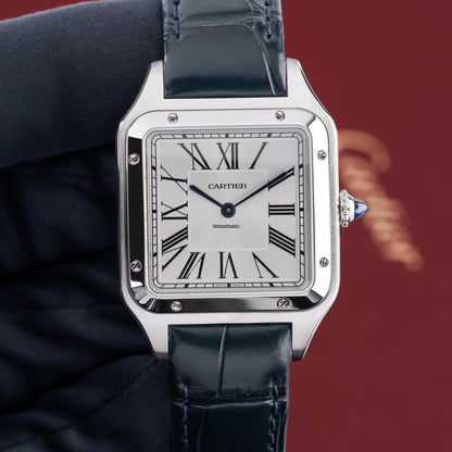 Cartie_r Santos Dumont Silver Blue