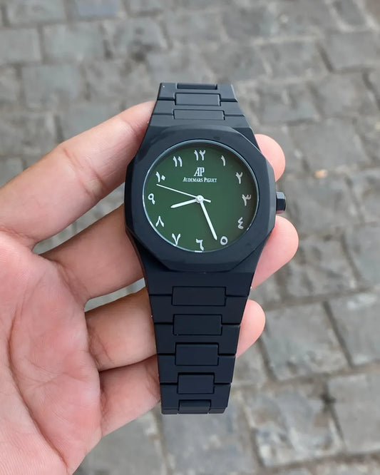 Audemars Piguet Green Dial Arabic Font