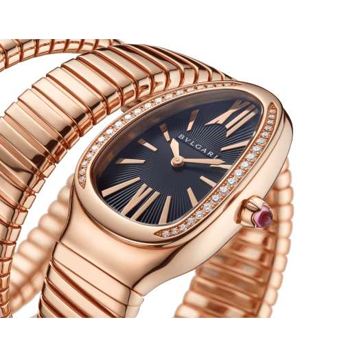 Bvlgar_i Serpenti Rosegold Black Dial