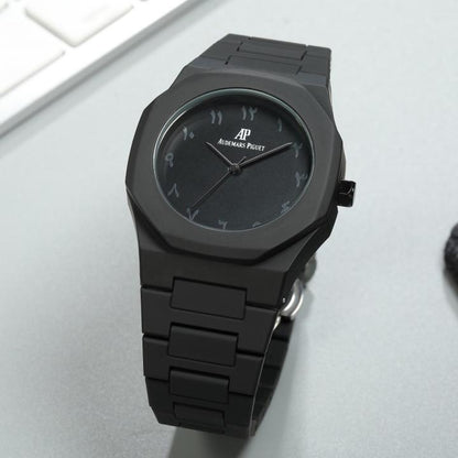 Audemars Piguet Full Black Dial Arabic Font