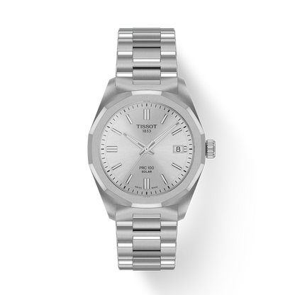 Tissot PRC Solar 100 Silver White