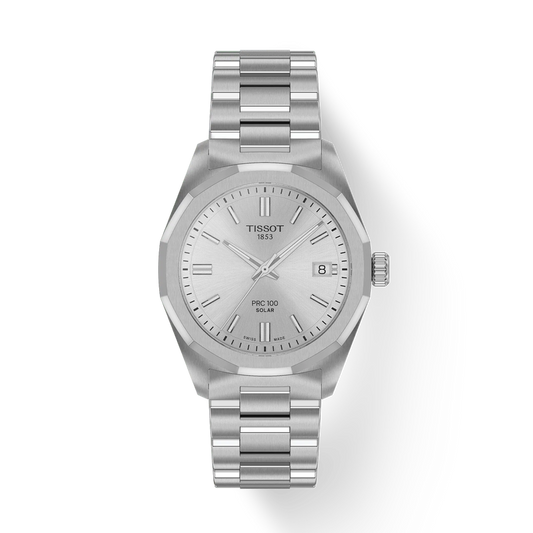 Tissot PRC Solar 100 Silver White