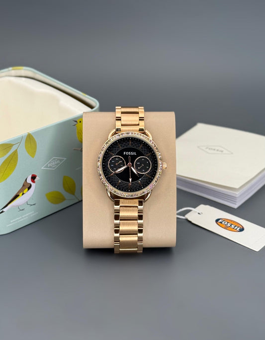 Fossil Tailor ES4264 Black Dial Watch