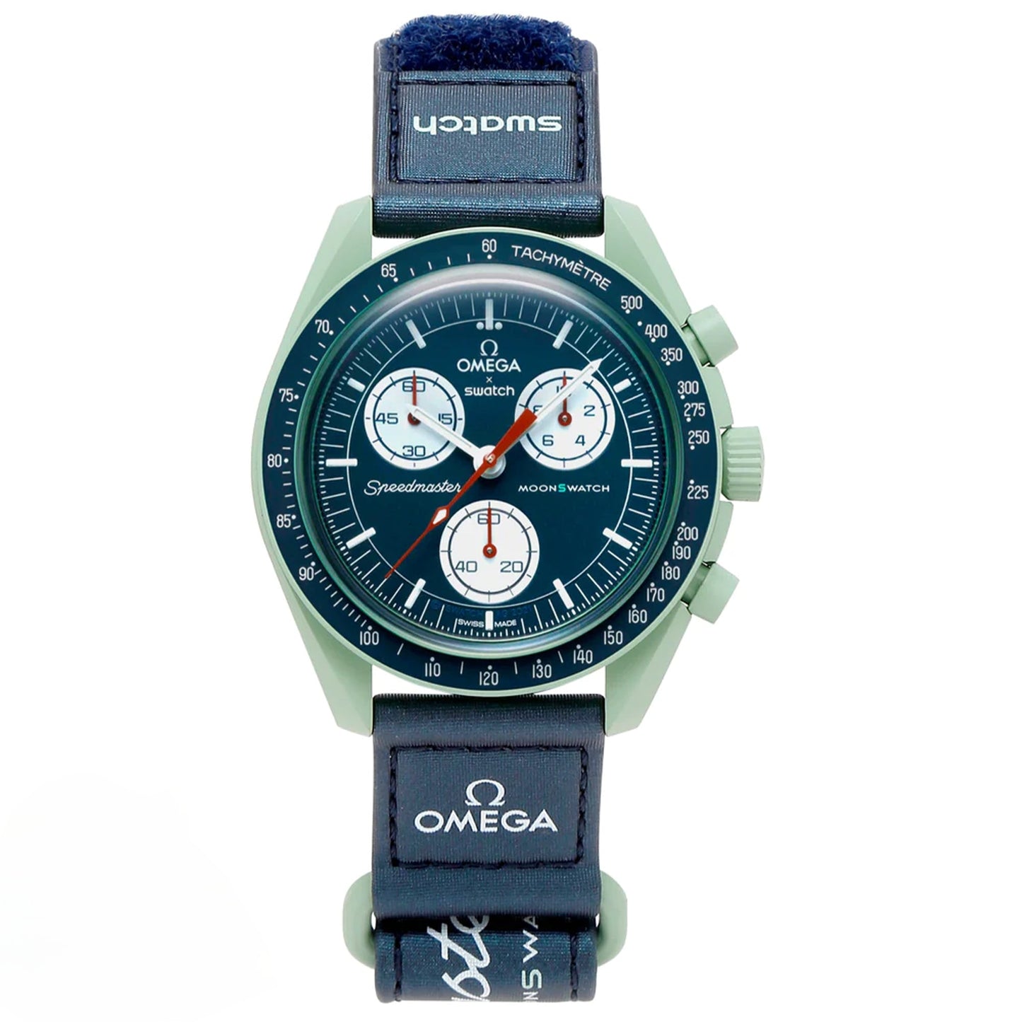 Swatch Omega x Moon Mission On Earth Speedmaster Ice Blue Moonswatch