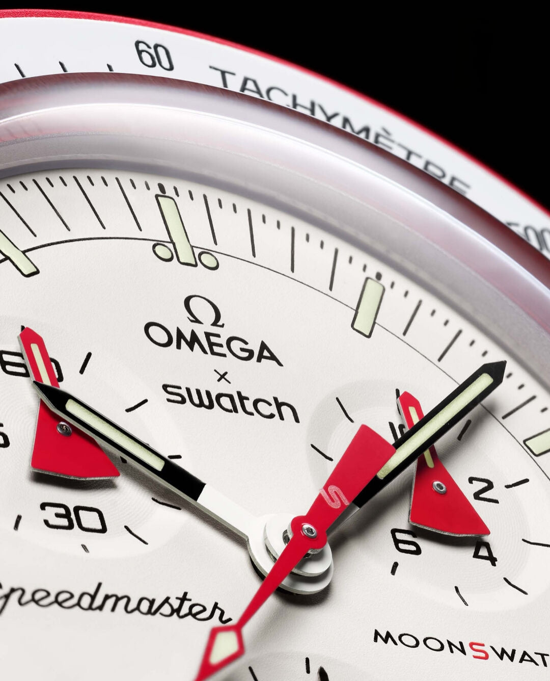 Swatch Omega x Moon Mission To Mars Moonphase Speedmaster Fiery Red Moonswatch