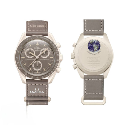 Swatch Omega x Moon Mission On Earth - Desert Speedmaster Greige (Taupe) Moonswatch