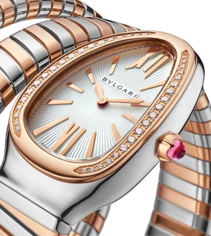 Bvlgar_i Serpenti Dualtone White Dial