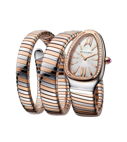Bvlgar_i Serpenti Dualtone White Dial