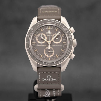 Swatch Omega x Moon Mission On Earth - Desert Speedmaster Greige (Taupe) Moonswatch