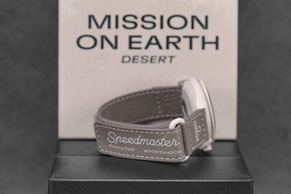 Swatch Omega x Moon Mission On Earth - Desert Speedmaster Greige (Taupe) Moonswatch