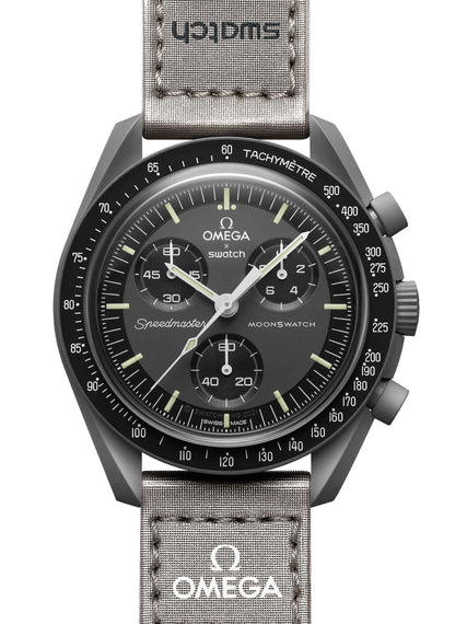 Swatch Omega x Moon Mission To Mercury Speedmaster Black Moonswatch
