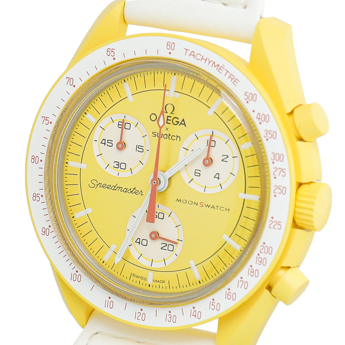 Swatch Omega x Moon Mission To The Sun Speedmaster Neavy Sunny Yellow Moonswatch