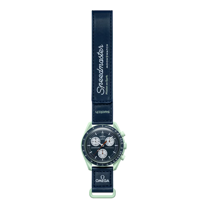 Swatch Omega x Moon Mission On Earth Speedmaster Ice Blue Moonswatch
