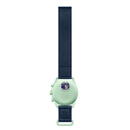 Swatch Omega x Moon Mission On Earth Speedmaster Ice Blue Moonswatch