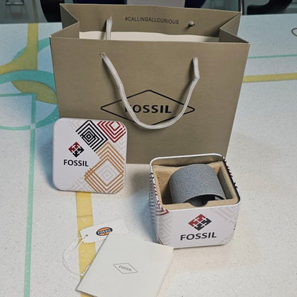 Fossil Black Dial Ladies Watch