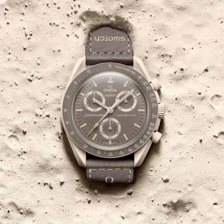 Swatch Omega x Moon Mission On Earth - Desert Speedmaster Greige (Taupe) Moonswatch