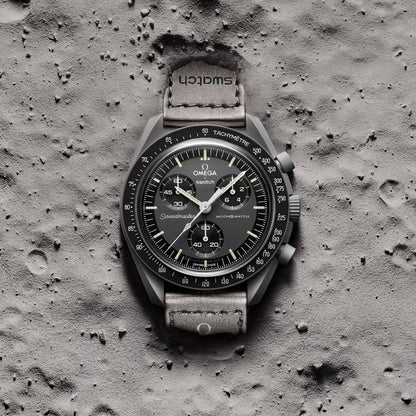 Swatch Omega x Moon Mission To Mercury Speedmaster Black Moonswatch