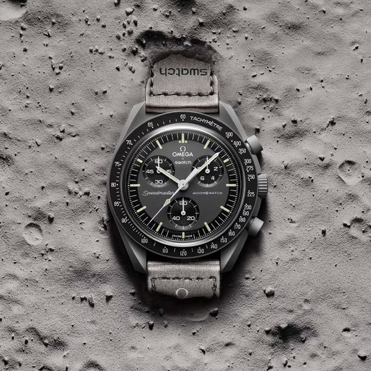Swatch Omega x Moon Mission To Mercury Speedmaster Black Moonswatch