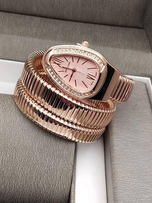 Bvlgar_i Serpenti Rosegold Pink Dial